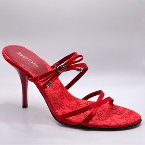 Bebe Womens red shoes